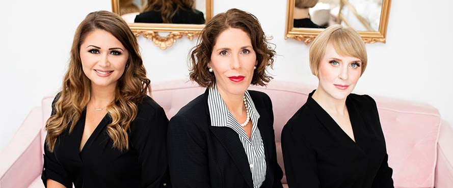 Stephanie Tschirhart, Rachel Reuter and Tess Dunn Osborn